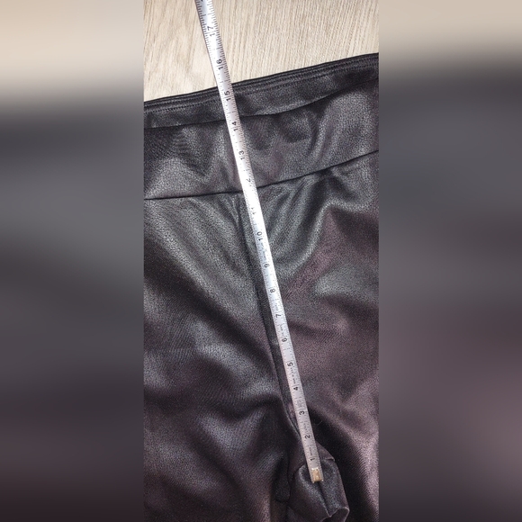 Ashley Stewart Plus Size 30/32 Full On Pants Faux Leather New With Tags 29"L - Picture 9 of 9